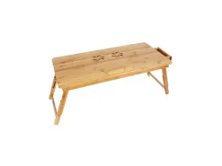 Songmics Sofas^Tischaufsatz Bambus 72 cm x 29 cm x 35 cm Naturfarben