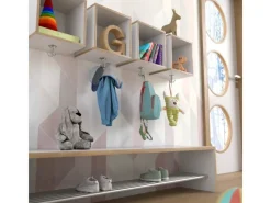 SOTECH Garderoben^3 Fach Drehhaken TROMSO Edelstahloptik Matt