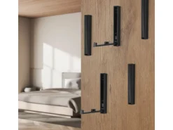 SOTECH Klapphaken VALVOLE Höhe 120 mm x Breite 16 mm Schwarz Matt Aus Zinkdruckguss