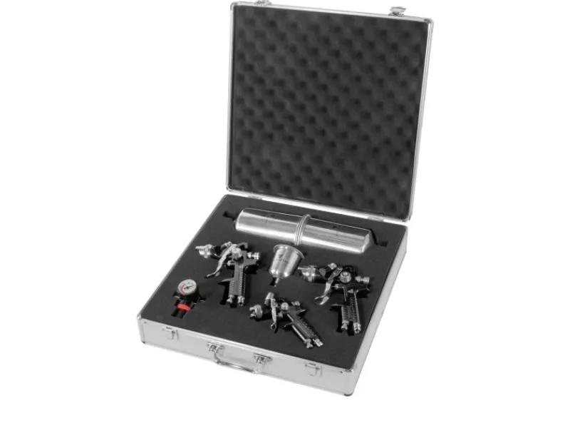 STAHLWERK HVLP Lackierpistolen SGS-1125 ST 21-teilges Set