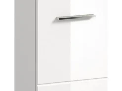 Regal Weiß^Standschrank Ice 30 cm x 110 cm x 30 cm Weiß-Weiß