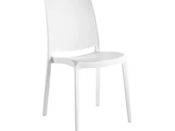 Stühle^Stapelstuhl London aus Kunststoff u. Fiberglass Matt Weiss 83 cm x 43 cm x 55cm