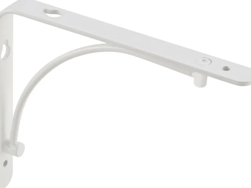 Bücherregale^Stegkonsole 18 cm x 14,5 cm Matt-Weiß