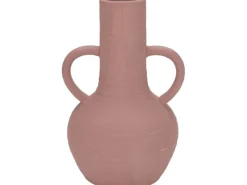 Vasen^Steingut-Vase Ancient Secrets 13,5 cm x 12,7 cm x 20,2 cm Terrakotta