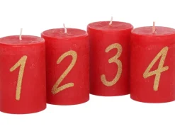 Steinhart Kerzen^Stumpenkerze 80/58 mm 4er-Pack