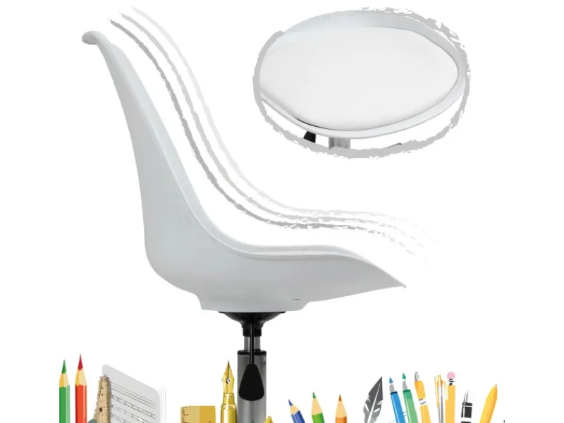 SVITA Eddy Kinderschreibtischstuhl Schreibtischstuhl Kinder Drehstuhl Höhenverstellbar