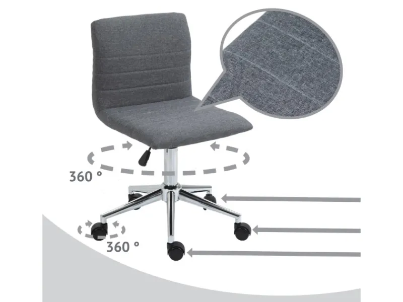 SVITA Stühle^Linus Schreibtischstuhl Kinder Drehstuhl Stoffbezug