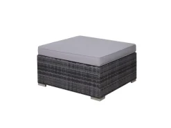 SVITA Hocker^Lugano Polyrattan Lounge Gartenmöbel Set Gartenlounge Gartensofa
