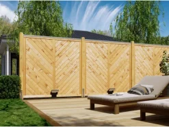 Tetzner und Jentzsch T & J Sunline-Serie Profilbrettzaun 180 x 180 cm