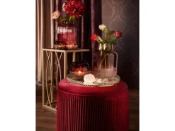 Vasen|Dekorative Figuren^Tablett Blush Bordeaux Ø 30 cm