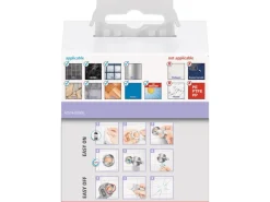 Tesa Tapezierzubehör^Moon White Bademantelhaken Matt inkl. Klebelösung