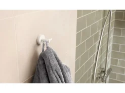 Tesa Tapezierzubehör^Moon White Bademantelhaken Matt inkl. Klebelösung