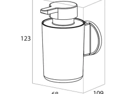 Tiger Seifenspender Tune Edelstahl gebürstet-Schwarz