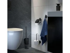 Tiger Toilettenpapierhalter Tune mit Deckel Metall gebürstet-