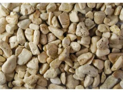 Scherf Zimmerbrunnen^Travertinkiesel Creme Caramel 15 - 25 mm 1000 kg Big-Bag