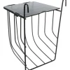 Trixie Kleintierbedarf^Heuraufe zum Einhängen mit Deckel Metall 13 × 18 × 12 cm Schwarz