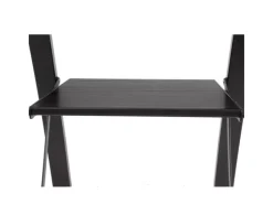 TRUTZHOLM Klapptritte^Alu Trittleiter 3 Stufig Klappbar 150kg Anti Rutsch Trittflächen TÜV GS Schwarz