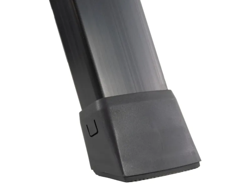 TRUTZHOLM Alu Trittleiter 2 Stufig Klappbar Handlauf 150kg Anti Rutsch Trittflächen TÜV GS Schwarz