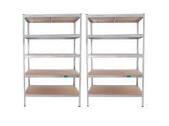 TRUTZHOLM Schwerlastregal^2x Schwerlastregal 180x115x75cm Traglast 875 kg 5 Böden