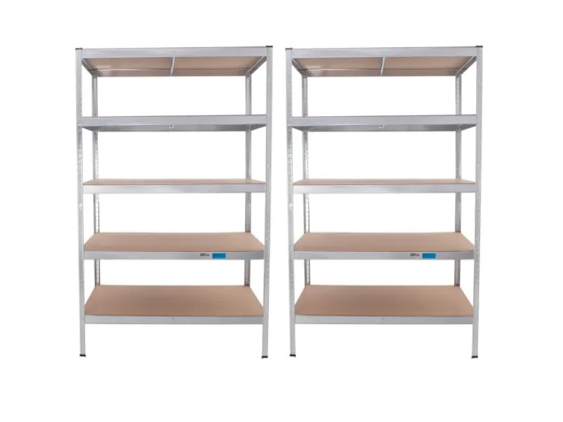 TRUTZHOLM Schwerlastregal^2x Schwerlastregal 180x115x75cm Traglast 875 kg 5 Böden