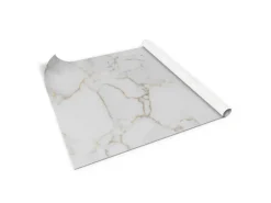 Klebefolien^Tulup Möbelfolie Heller Marmor Schrankfolie 100x50 cm Klebefolie Möbel Weiß Möbelfolie Folie für Möbel