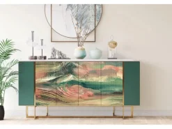 Klebefolien^Tulup Möbelfolie Lackierte Platte Klebefolie Möbel 100x50 cm Folie für Möbel Mehrfarbig Möbelfolie Klebefolie für Möbel