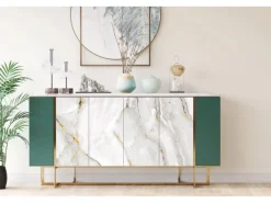 Klebefolien^Tulup Möbelfolie Perlmarmor Klebefolie Möbel 100x50 cm Folie für Möbel Braun Möbelfolie Klebefolie für Möbel