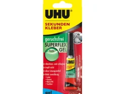 UHU Bastelkleber^Sekunden Kleber Geruchsfrei Superflex Gel 3 g