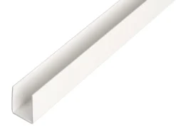 Regal Weiß^U-Profil Kunststoff 20 mm x 21 mm x 1.000 mm
