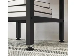 Vasagle Bartisch 110 cm x 40 cm x 90 cm Braun-Schwarz