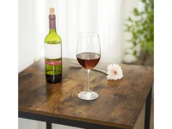 Möbelserien^Vasagle Bartisch Quadratisch 60 cm x 60 cm x 92 cm Braun-Schwarz