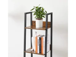 Vasagle Bücherregal 6 Ebenen 30 cm x 33,8 cm x 170 cm Braun-Schwarz