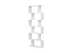 Regale Massivholz|Holzregale^Vasagle Bücherregal 6 Ebenen 24 cm x 70 cm x 190,5 cm Weiß