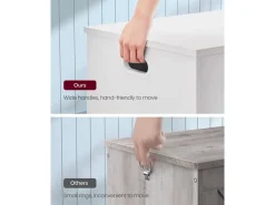 Vasagle Schuhtruhe 40 cm x 76 cm x 48 cm Weiß