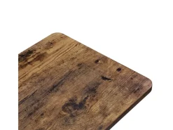 Vasagle Serviertisch mit Rollen 35 cm x 50 cm x 60 cm Braun-Schwarz