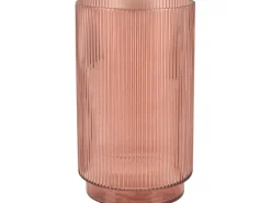 Vasen^Vase Desert Flower Glas 25 cm x Ø 15 cm Braun