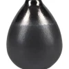 Kunstpflanzen|Vasen^Vase Minimalist Zen Keramik 12,8 cm x Ø 10,2 cm Schwarz