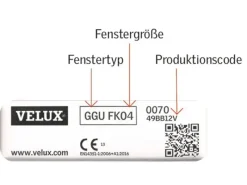 Velux Rollos|Raffrollos^Sichtschutzrollo mit Haltekrallen RHL 100 1086