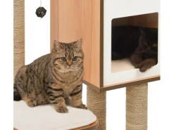 Vesper Kratzbaum High Base 55,5 cm x 56 cm x 121,5 cm Walnuss