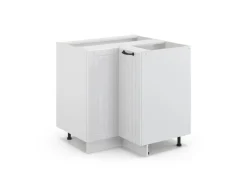 Eckregale^Vicco Eckunterschrank Fame-Line Landhaus/ 81 cm ohne Arbeitsplatte