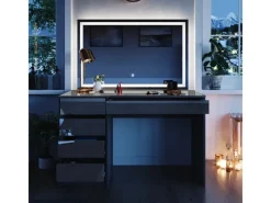 Vicco Schminktisch Sherry 120 cm mit LED-Spiegel