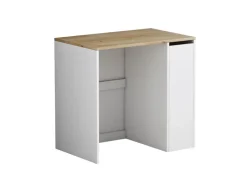Vicco Waschmaschinenschrank Viktor Weiß 94 x 89 cm mit 3 Fächer