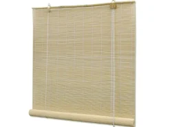 vidaXL Bambusrollo 140x220 cm Natur