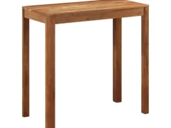 vidaXL Bartisch Massivholz Akazie Honigfarbenes Finish 110x55x106 cm