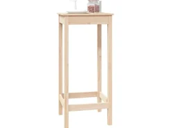 vidaXL Bartisch 50x50x110 cm Massivholz Kiefer