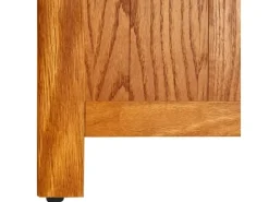 vidaXL Bücherregal 6 Fächer 52x22x180 cm Massivholz Eiche