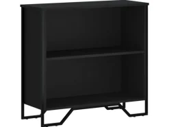 Regale Schwarz|Bücherregale^vidaXL Bücherregal 80x31x74,5 cm Holzwerkstoff 848619