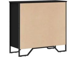 Regale Schwarz|Bücherregale^vidaXL Bücherregal 80x31x74,5 cm Holzwerkstoff 848619