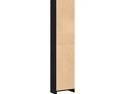Bücherregale^vidaXL Bücherregal Schwarz Eichen-Optik 40x24x176 cm Holzwerkstoff 862454