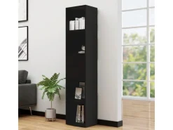 Regale Schwarz|Bücherregale^vidaXL Bücherregal Schwarz 36x30x171 cm Holzwerkstoff 802868